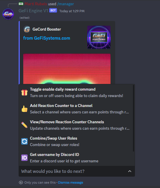 GeCord Discord Server Enchancer